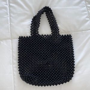 Black Beaded Bag from Urban